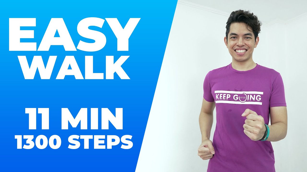 FUN 11 MIN EASY WALK & DANCE • AFTER MEAL Workout • 1300 STEPS • Walking Workout #131