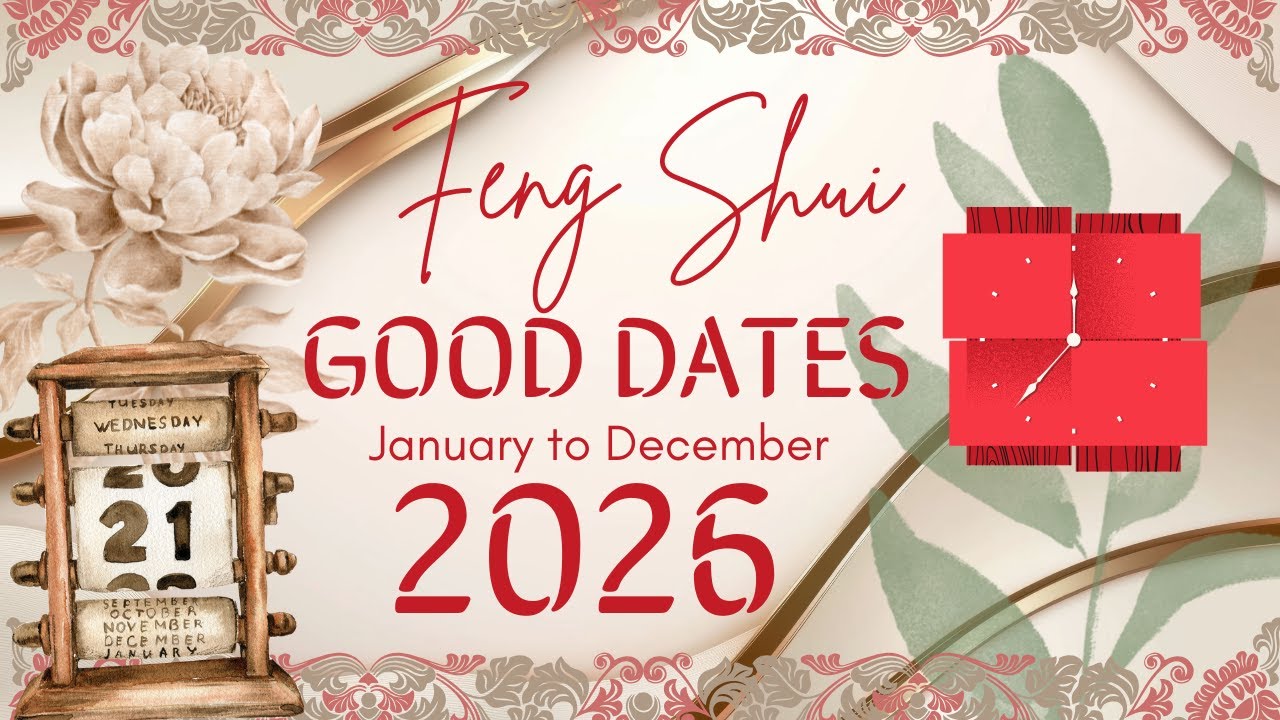 FENG SHUI Lifestyle | January to December  2026 Lucky Dates Guide. Tong Shu 2026 PH | Swerte