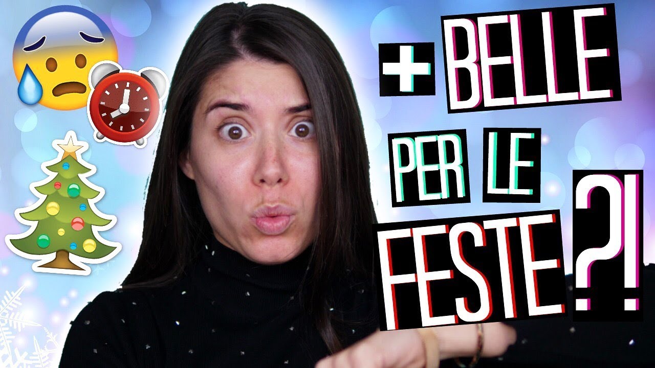 COME ESSERE PIÙ BELLE PER LE FESTE?!? 🎄😱⏰MI PREPARO CON VOI MAKEUP CAPELLI OUTFIT | Adriana Spink