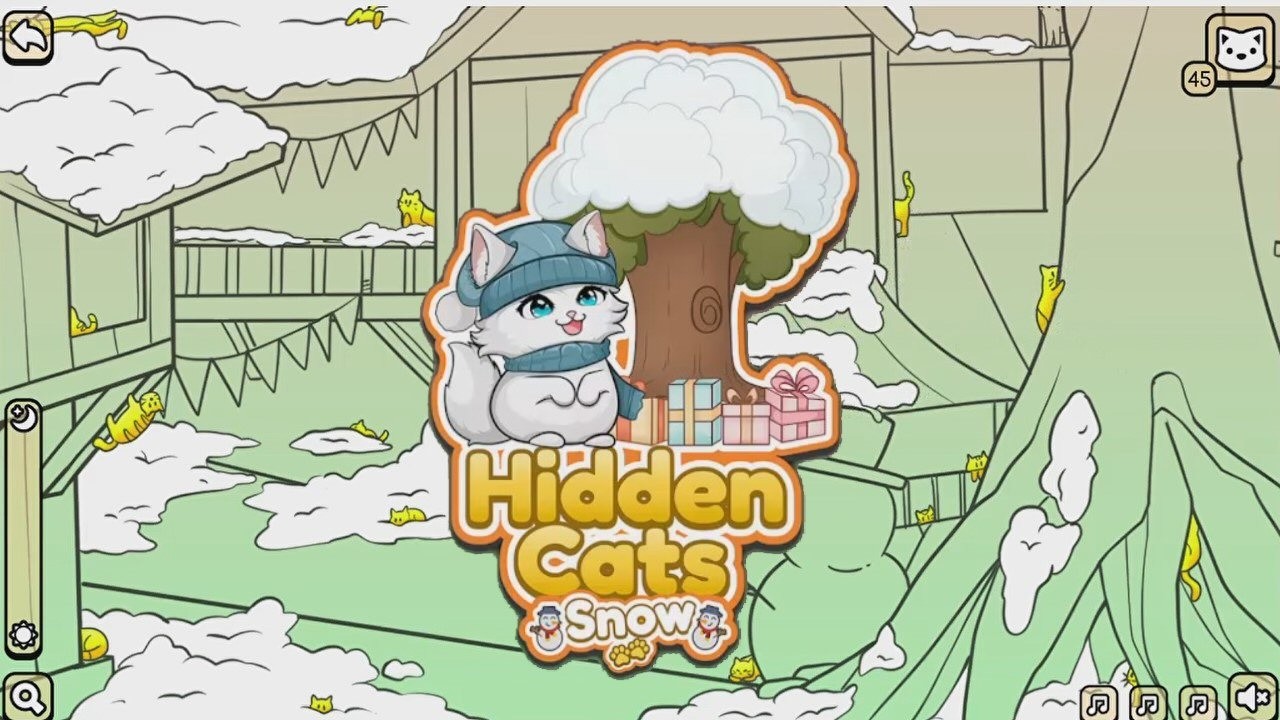 Hidden Cats - Snow