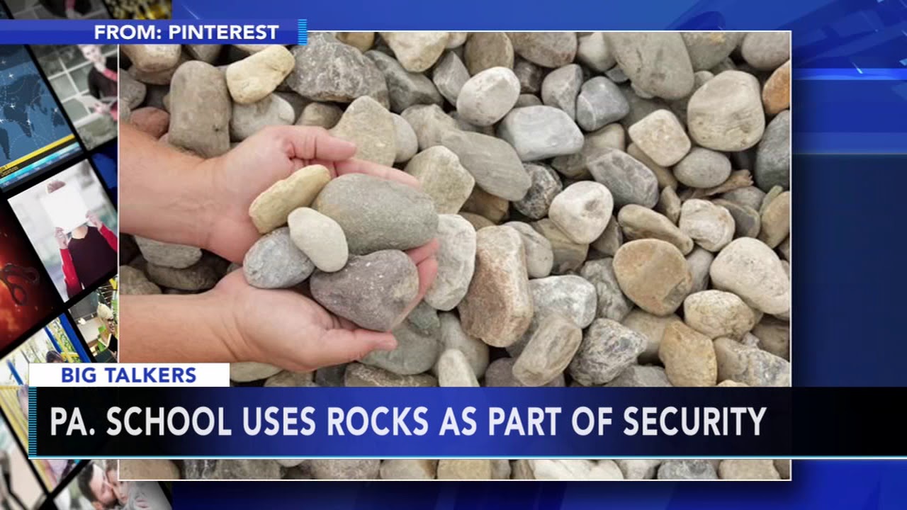 Schuylkill County school uses rocks as part of security
