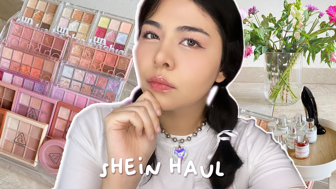 ORGANIZANDO mi colección de maquillaje COREANO 😰 SHEIN haul |  priso blossom