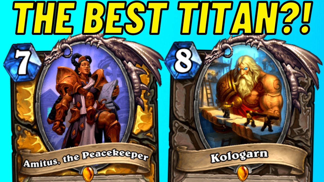 Is Amitus the Peacekeeper the BEST Titan in Hearthstone???