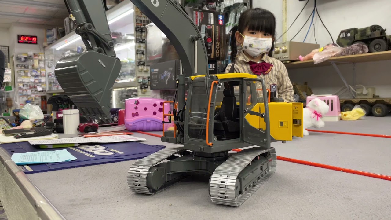 偉立模型 1:14 Volvo原廠授權液壓挖土機 E111-003 全金屬 遙控油壓怪手 實體店面 新竹市