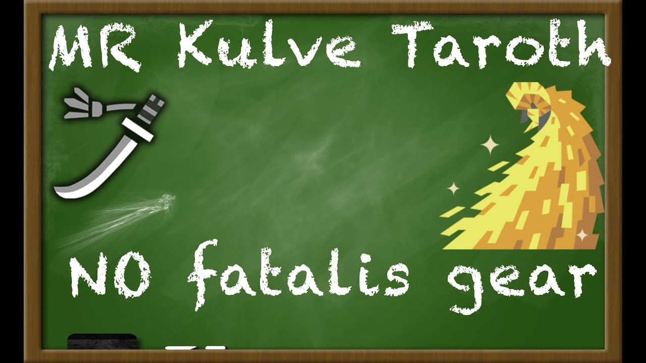 How to solo MR Kulve Taroth with Longsword (NO fatalis gear) | Kulve Taroth LS Guide
