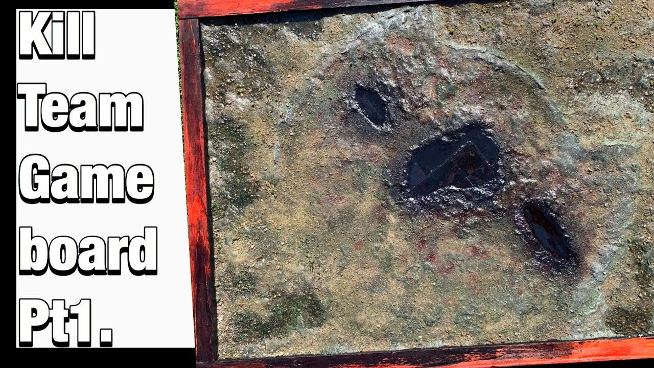 Make your own Kill Team / Warcry board - part 1. Frame & groundwork.