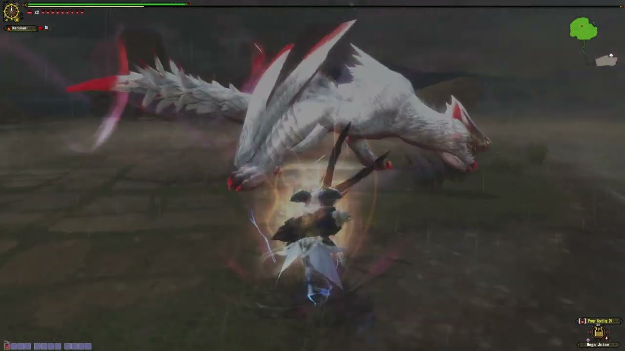 【MHF-ZZ】Blinking Nargacuga Bow Solo (Lesser Slay)