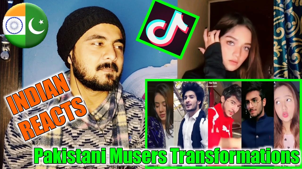 INDIAN REACTION ON FABULOUS TRANSFORMATION OF PAKISTANI MUSERS | PAKISTANI TRANSFORMATION TIKTOK