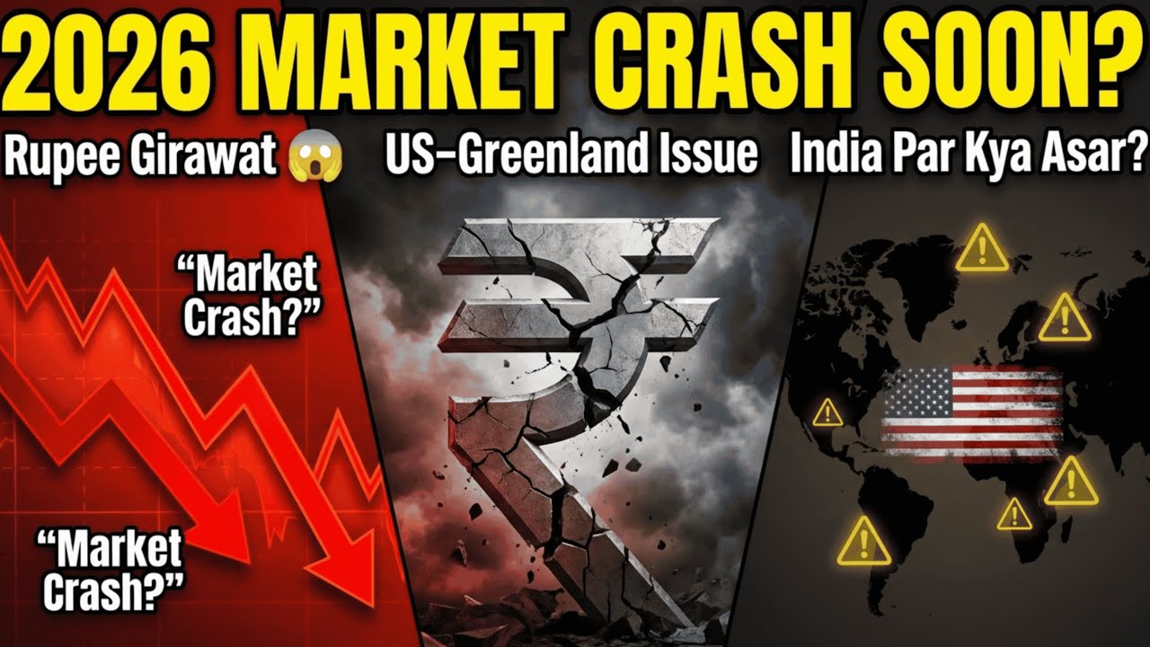 2026 Stock Market Alert ⚠️ Rupee Fall | Global Crisis | India Impact