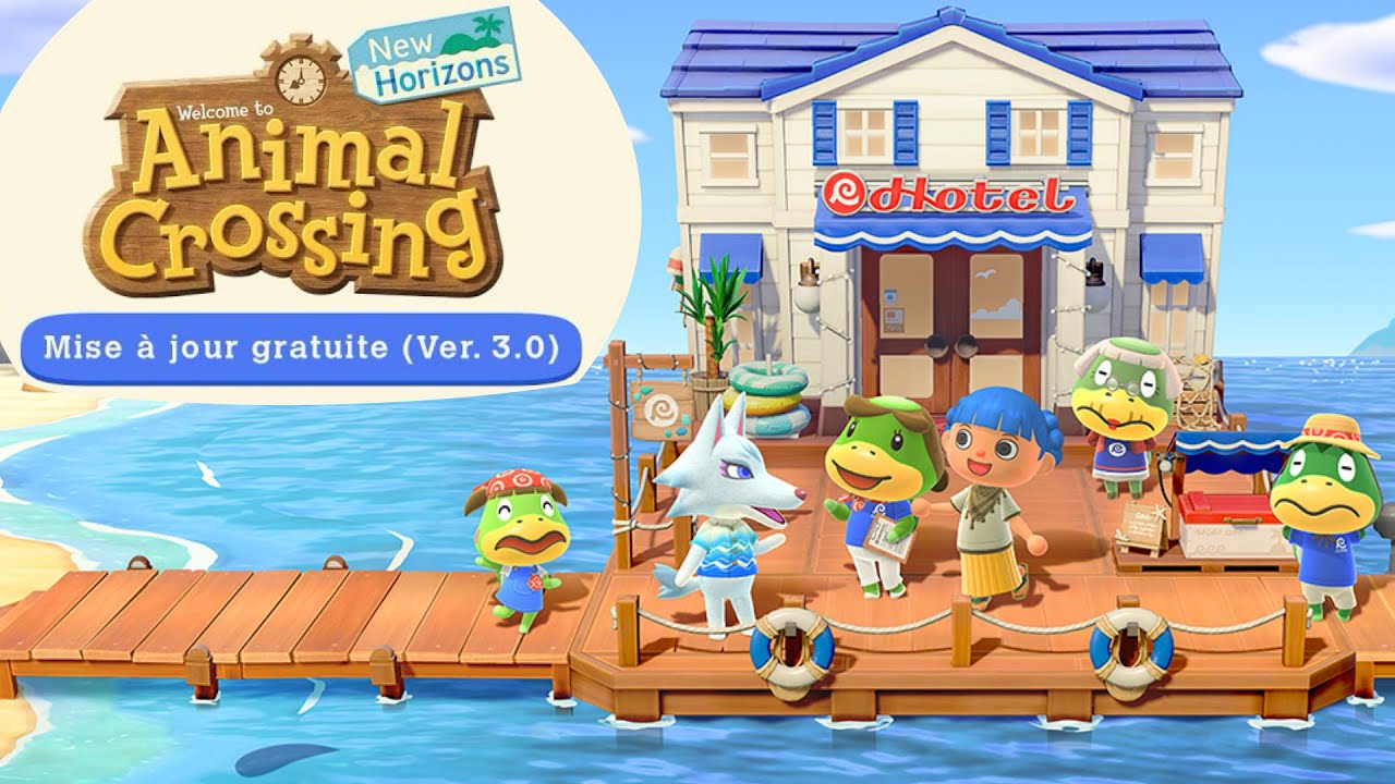 1er test & avis ! Mise à jour gratuite 3.0 découverte 🏝️ Animal Crossing New Horizons 758 Let's play