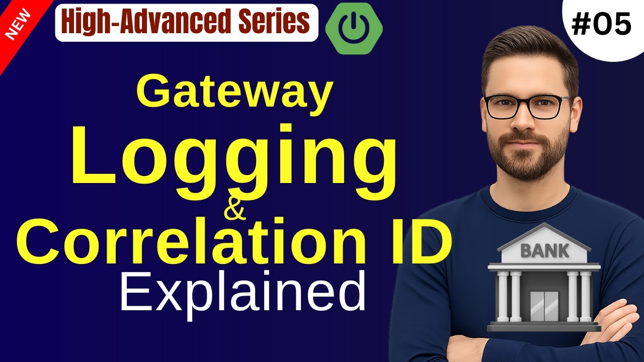 Request Response Logging & Correlation ID | Spring Cloud Gateway Global Filter | Real Bank Project