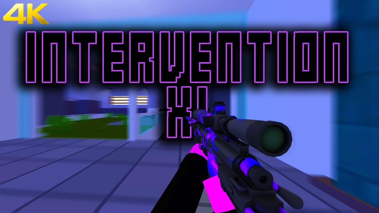 THE MOST POWERFUL SNIPER | INTERVENTION XI NUKE GAMEPLAY KRUNKER.io