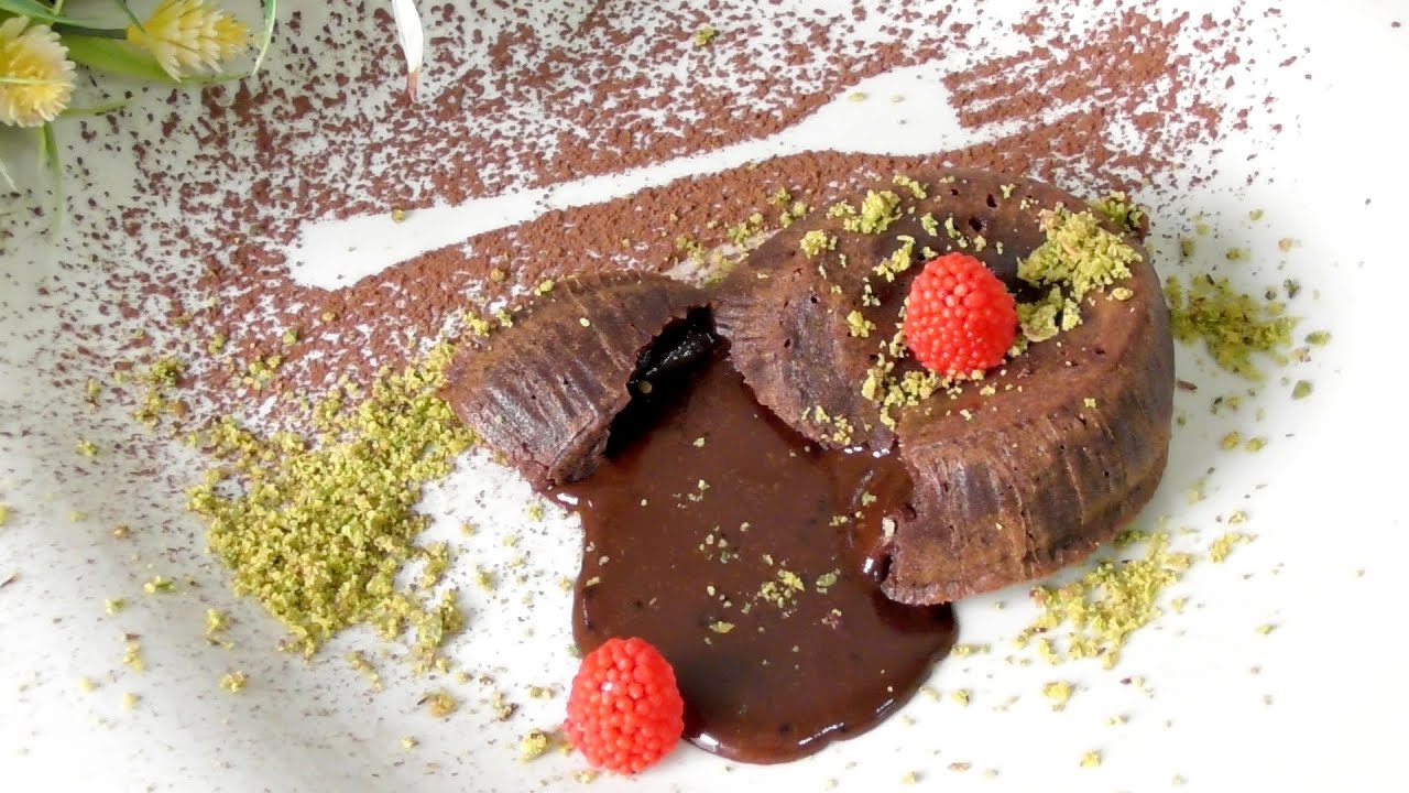 أسهل فوندون بالشوكولاتة السائلة في 5 دقائق🍫بطريقة جديدة بنة بنة Fondant au Chocolat Cœur Coulant