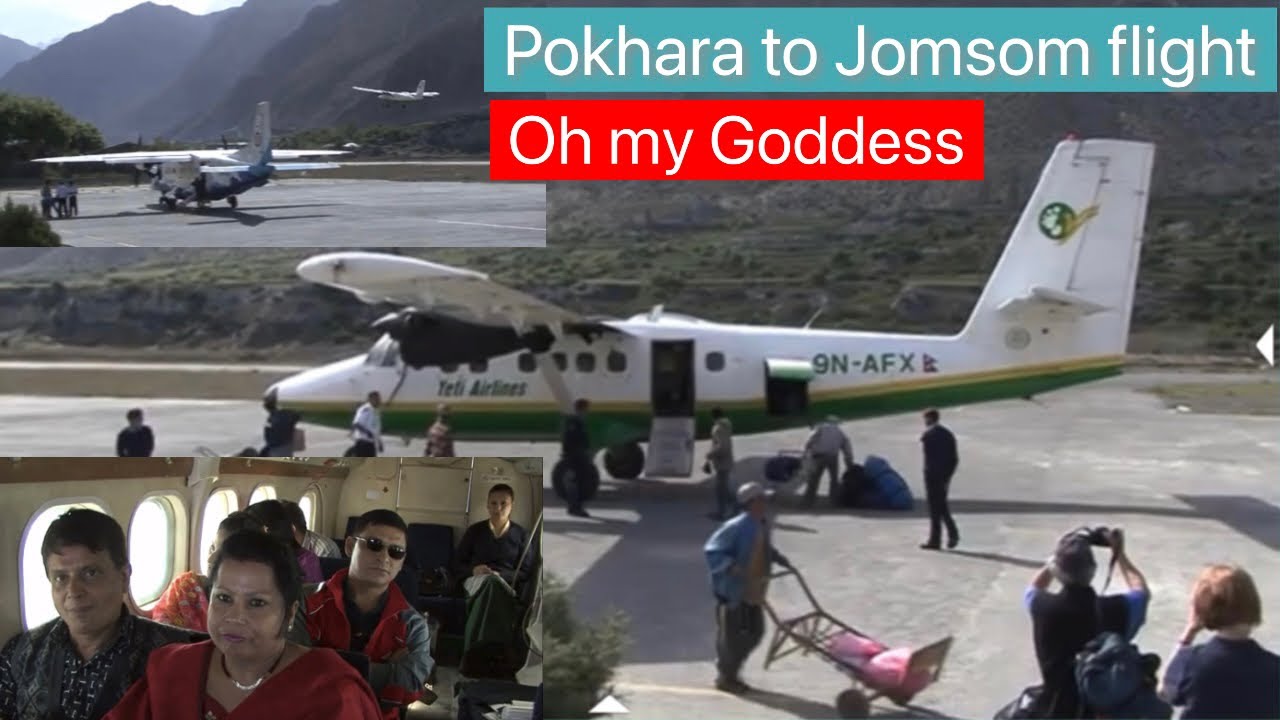 Pokhara to Jomsom flight // Memory video