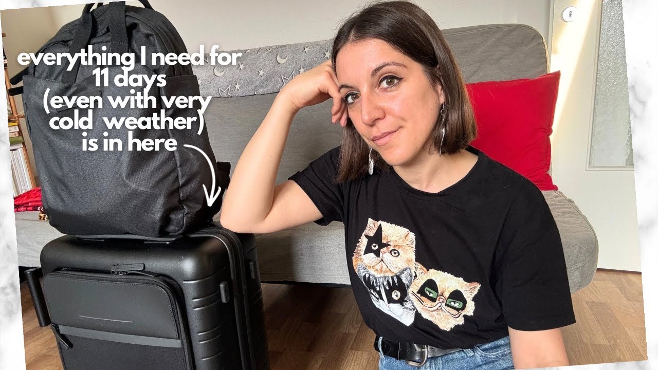 Packing for 11 days using the 3x3x3 method | Pack with me | Minimalist packing for winter