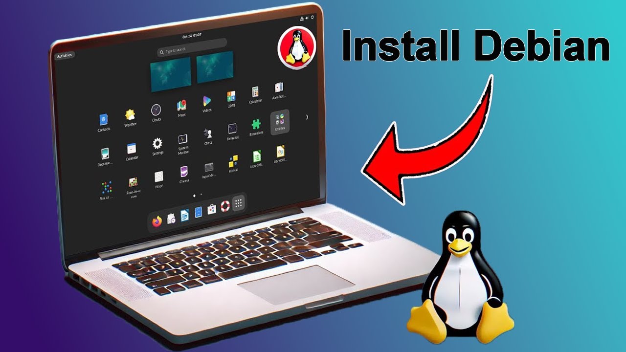 Как установить Debian с USB-накопителя (руководство для начинающих!)