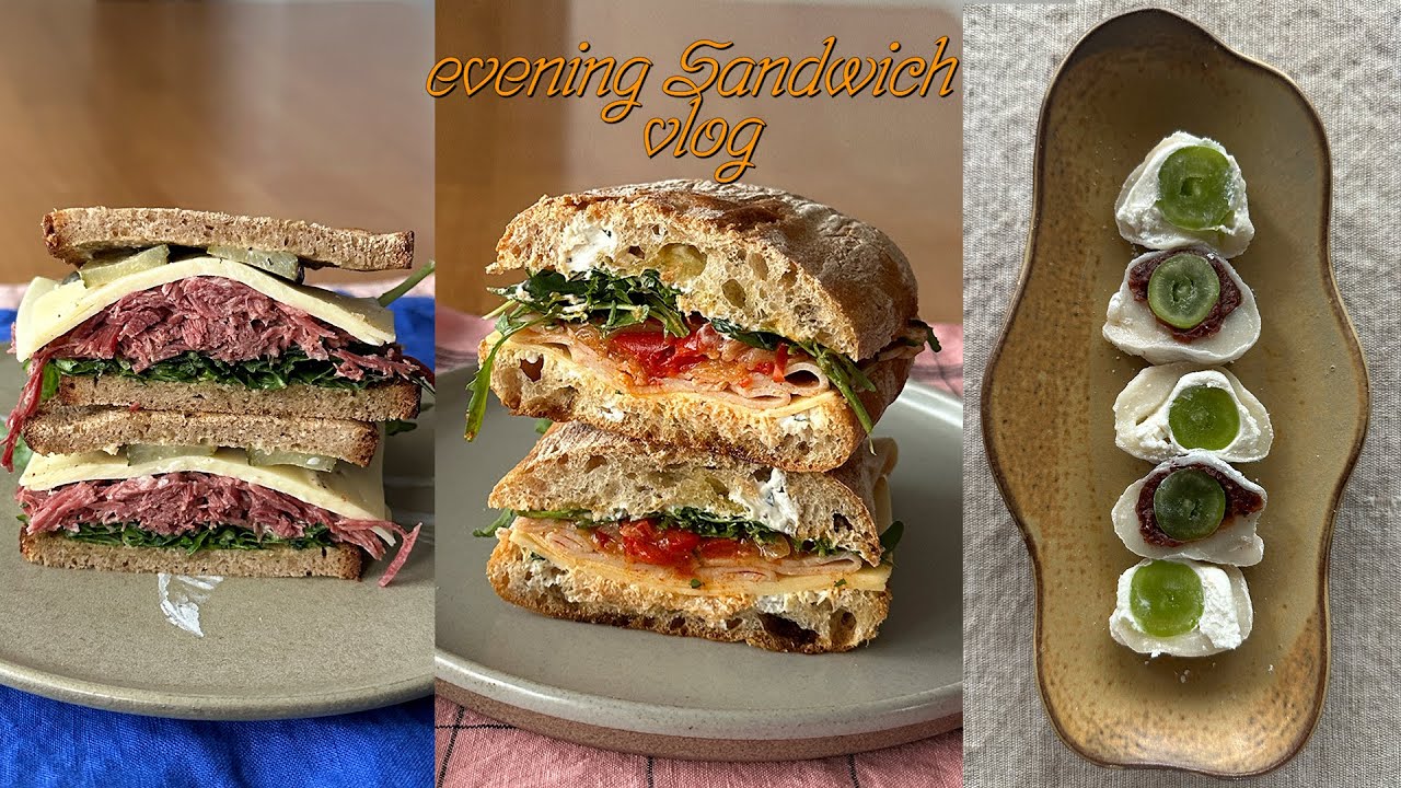 그냥은 모찌~나가는 샌드위치 브이로그🥪
