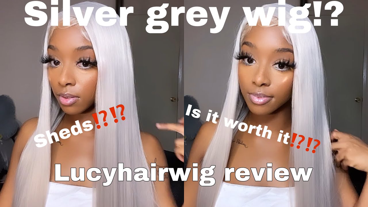 SILVER GREY WIG!?!? | Lucyhairwig review
