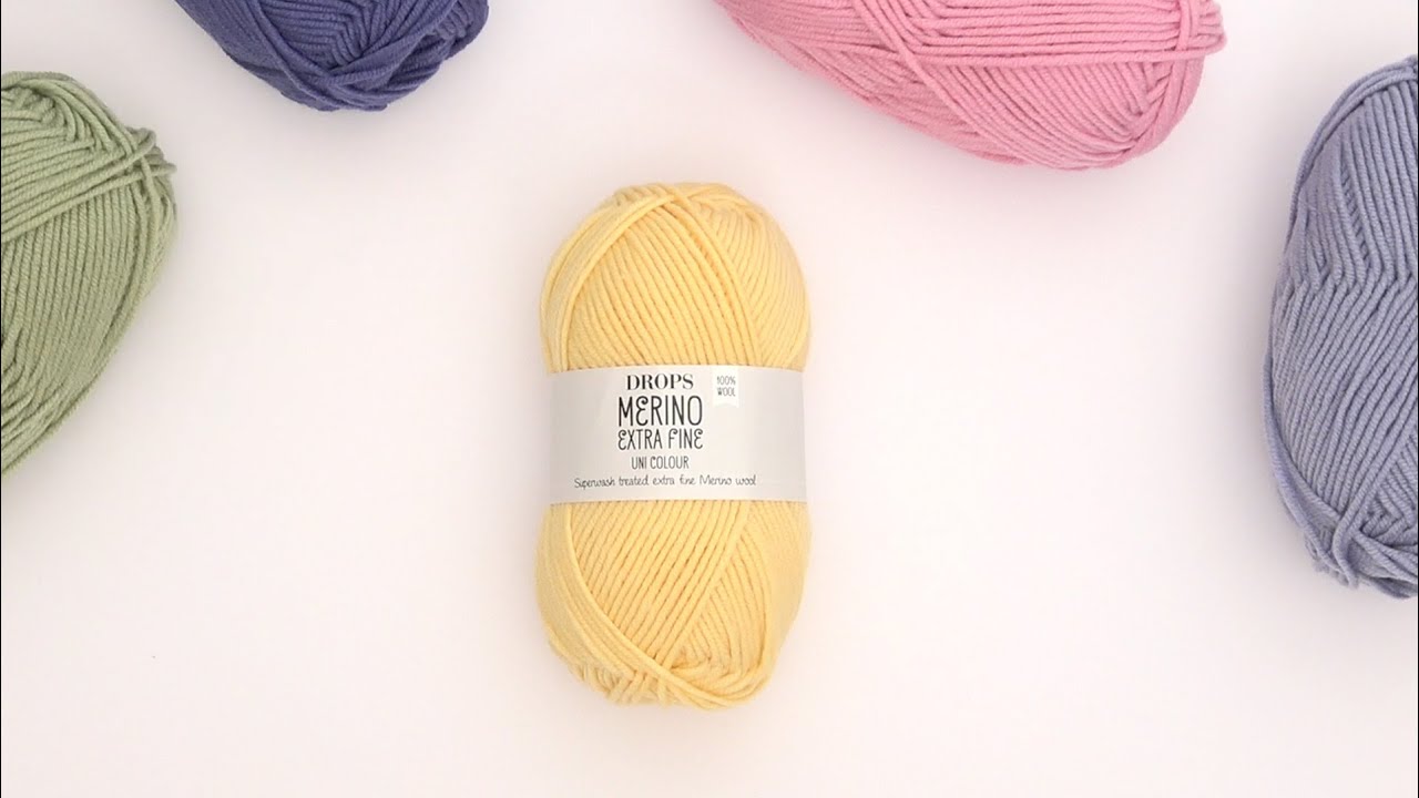 DROPS Merino Extra Fine - Superwash treated extra fine merino wool!