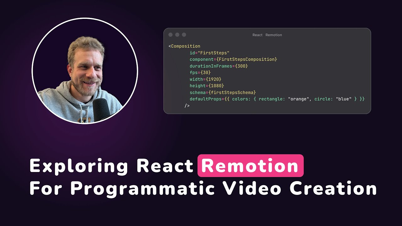 Building videos programmatically with React & Remotion