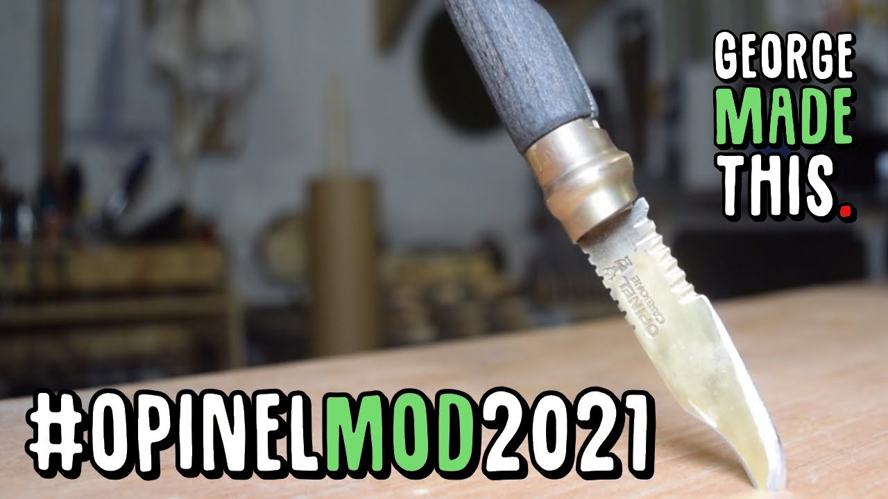 Modifying my Opinel No.8 with Dremel // Knife Making and Modification