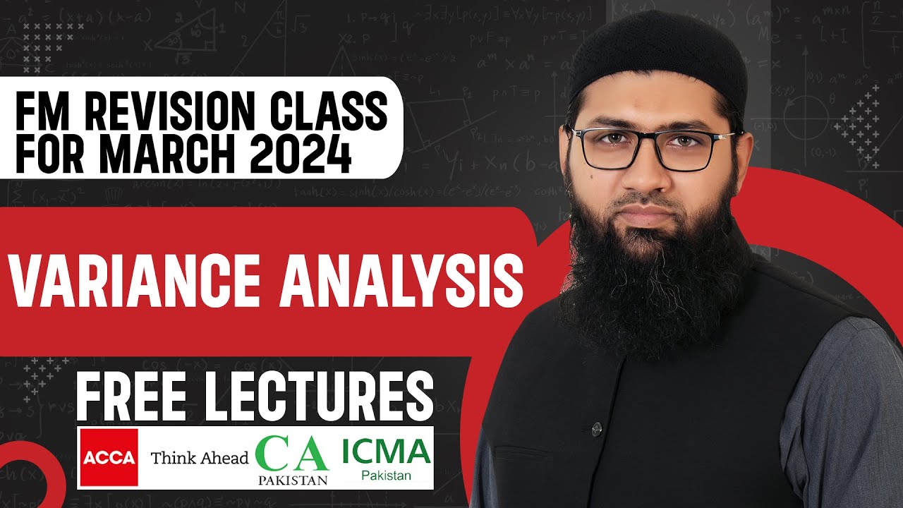 Day 2 | ACCA Performance Management | PM | Variance Analysis | Luqman Rafiq