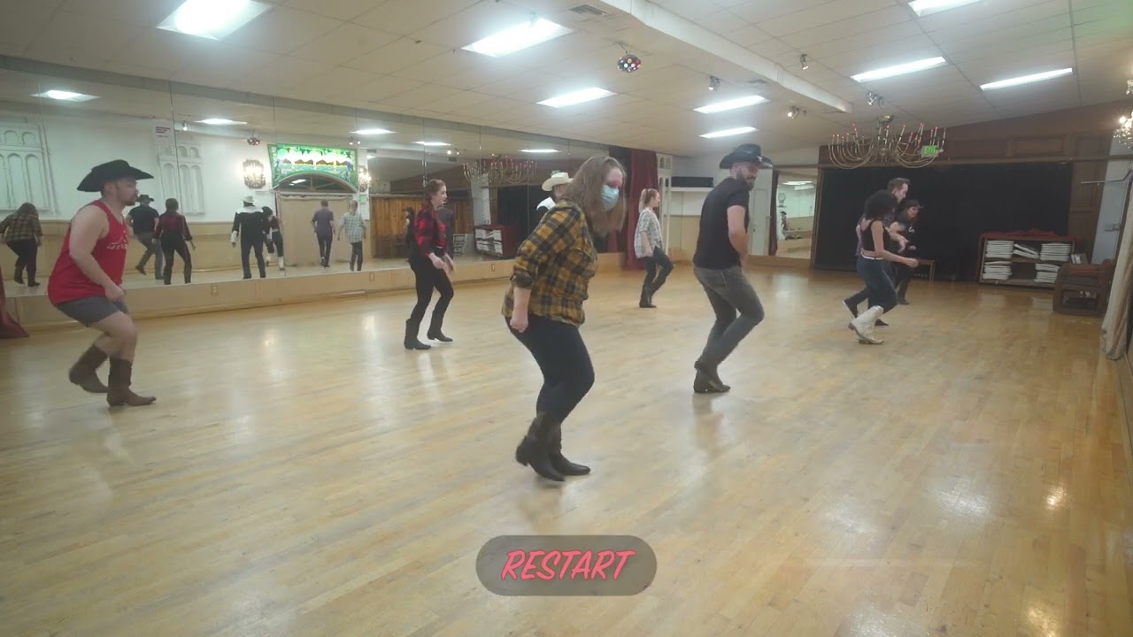 Line Dance Demo   Giddy Up (1 Wall View)