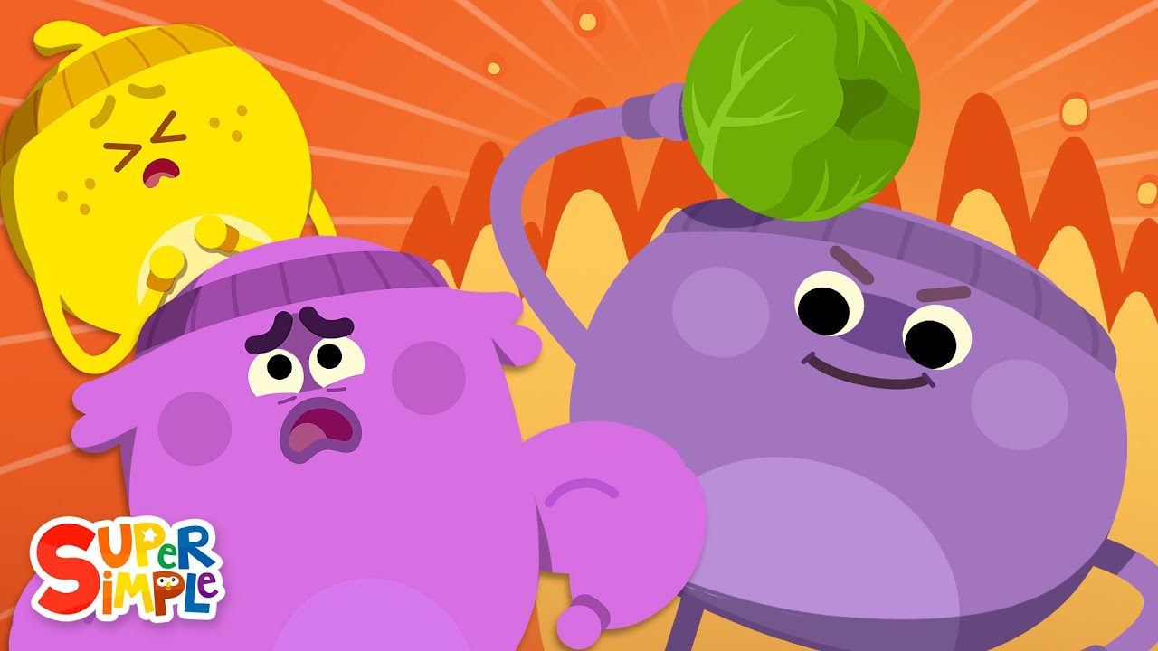 Dodgeball Brussels Sprouts 🥦 | The Bumble Nums | Cartoons For Kids