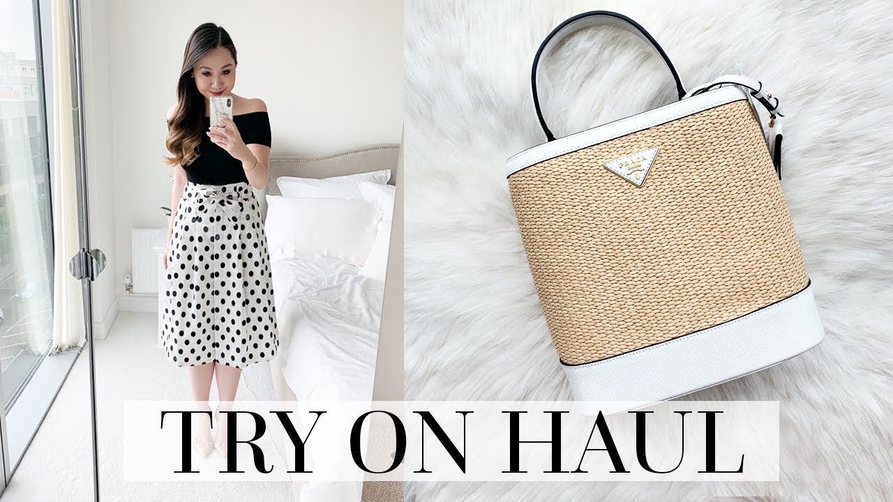 SPRING TRY ON HAUL & PRADA BAG REVEAL!