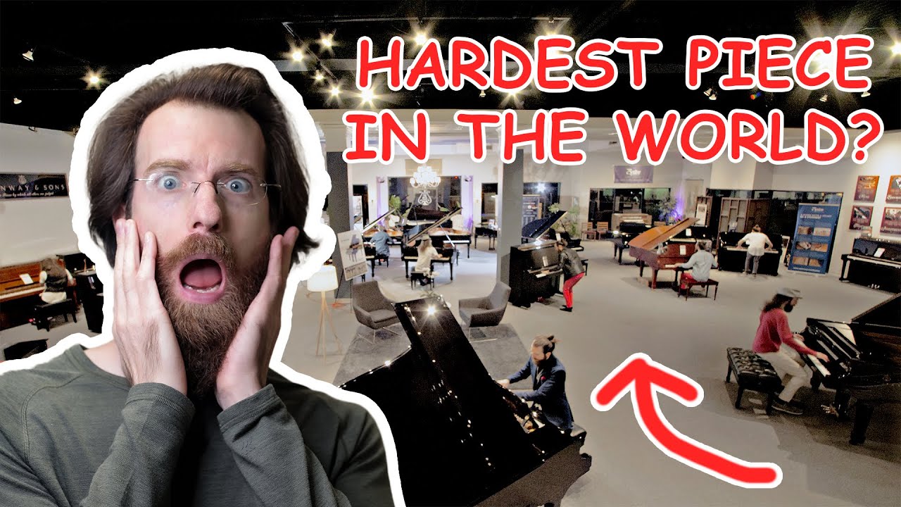 It takes 30 pianists to play the hardest piece in the world!