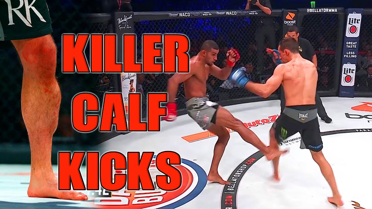 10 MMA fights with VICIOUS calf kicks