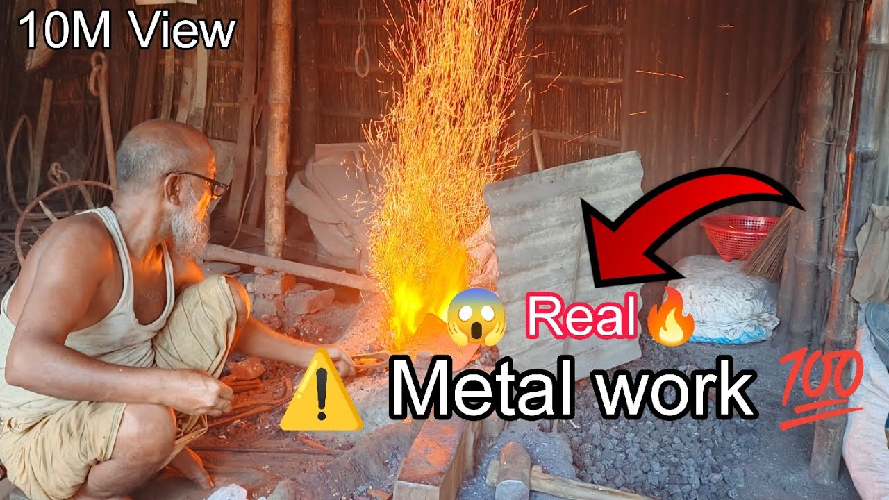  🔥Traditional Metal Work 💯[ Blacksmith Work] #metal 
