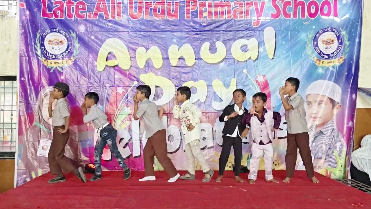 School chala hum dance performance Ali Urdu primary school kinwat #aliurduprimaryschool #school #kid