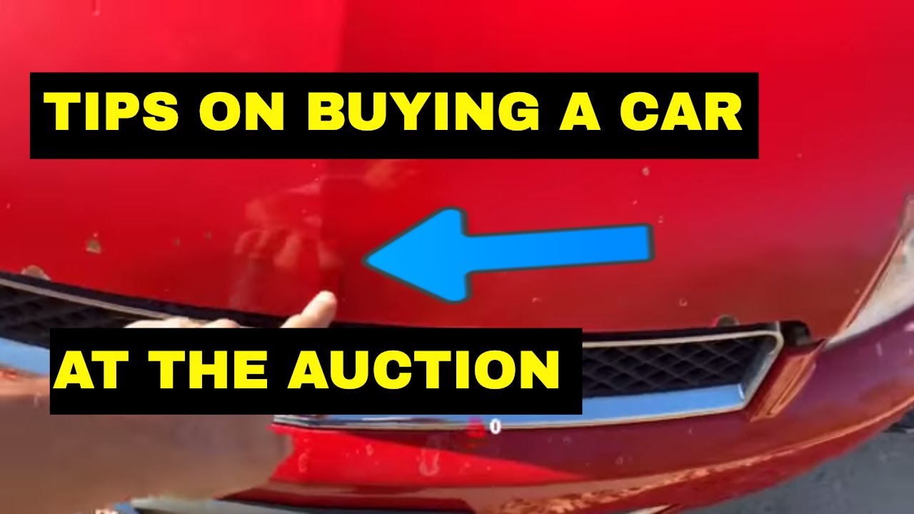 How to inspect a car at a Auto Auction