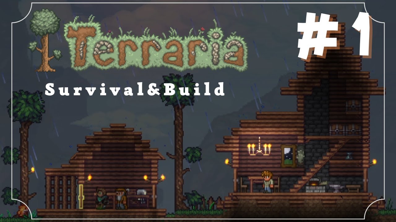 Terraria🍃| Survival & Build #1 |No talking just playing #asmrgaming