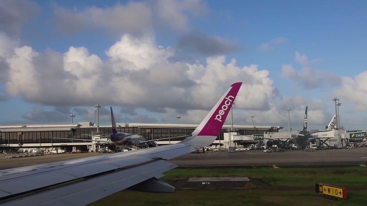 Peach Aviation樂桃航空MM625起飛全紀錄 NRT(東京成田)-TPE(台北桃園)
