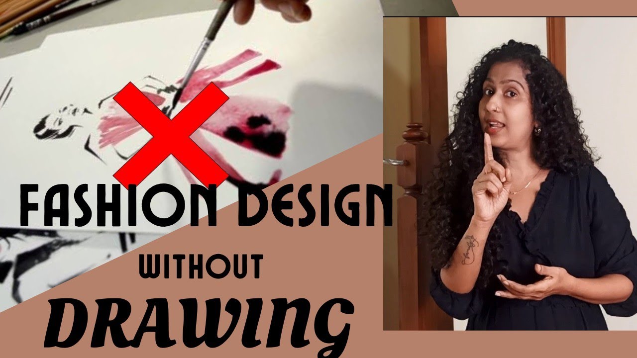 Can You Become A Fashion Designer Without DRAWING skills | Curly Trails