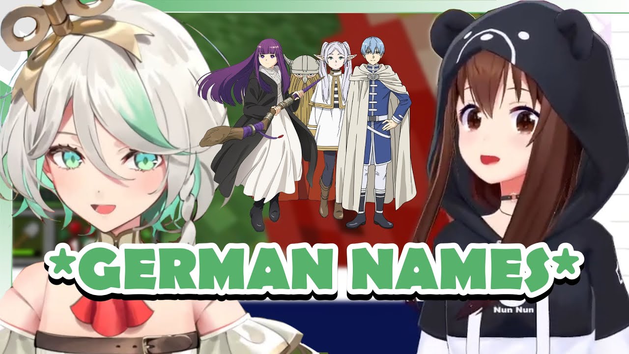 Sora Shocked as Cecilia Reveals the German Meanings Behind Names in Frieren! 【Hololive】