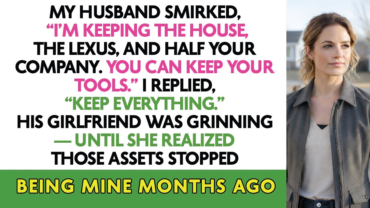 My Husband Smirked, “I’m Keeping The House, The Lexus, And Half Your Company. You Can Keep Your...