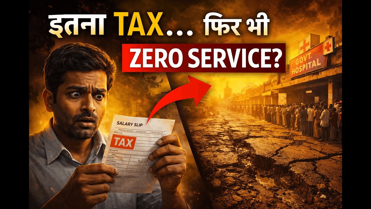 भारत में TAX देते हैं… पर SERVICE कहाँ है? 🤔 | Indian Tax System Reality #budget #indiantaxsystem