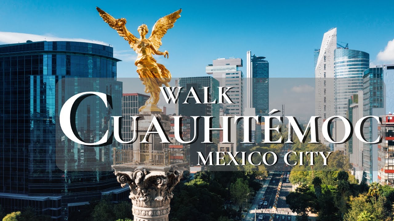Cuauhtémoc 🇲🇽, Mexico City  Walking Tour in 4K | Street Captions & Immersive Sound