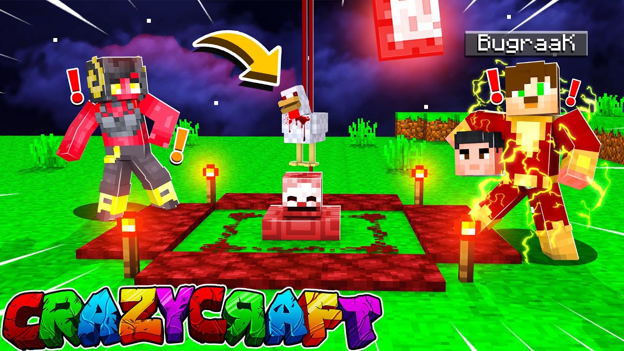 CRAZYCRAFT'TA SHAZAM OLUP MİNNOŞ AYİNİ YAPIYORUZ  #11 Minecraft