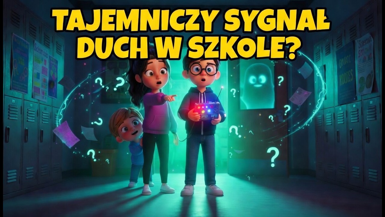 👻 Czy w szkole straszy? Detektor wykrył tajemniczy sygnał! - bajka dla dzieci po polsku