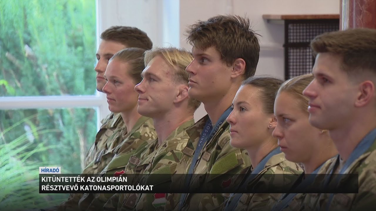 Kitüntették az olimpián résztvevő katonasportolókat