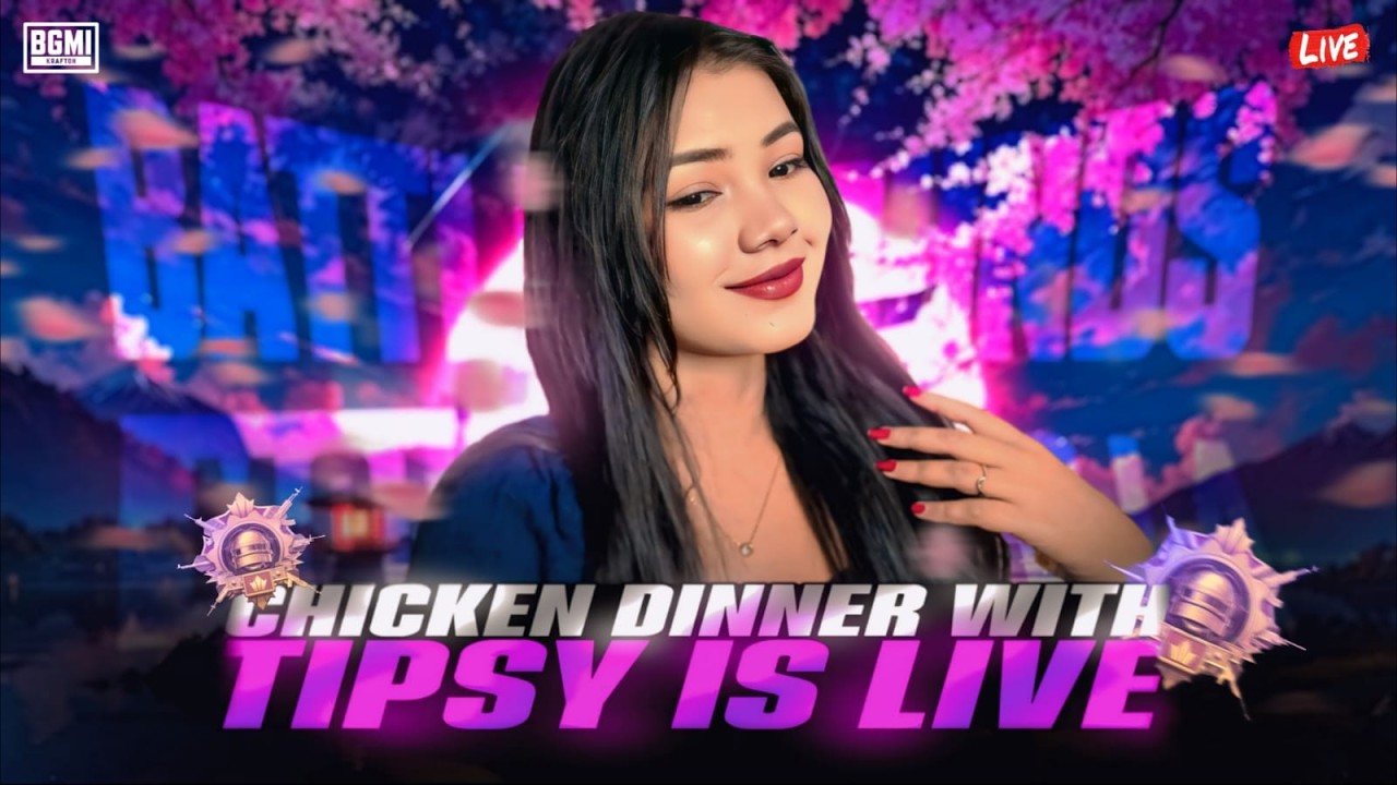 Chalo chicken dinner per chale😉❤️||ROAD TO 4K || FACECAM W TIPU🩷 || #bgmilive #girlgamer #short
