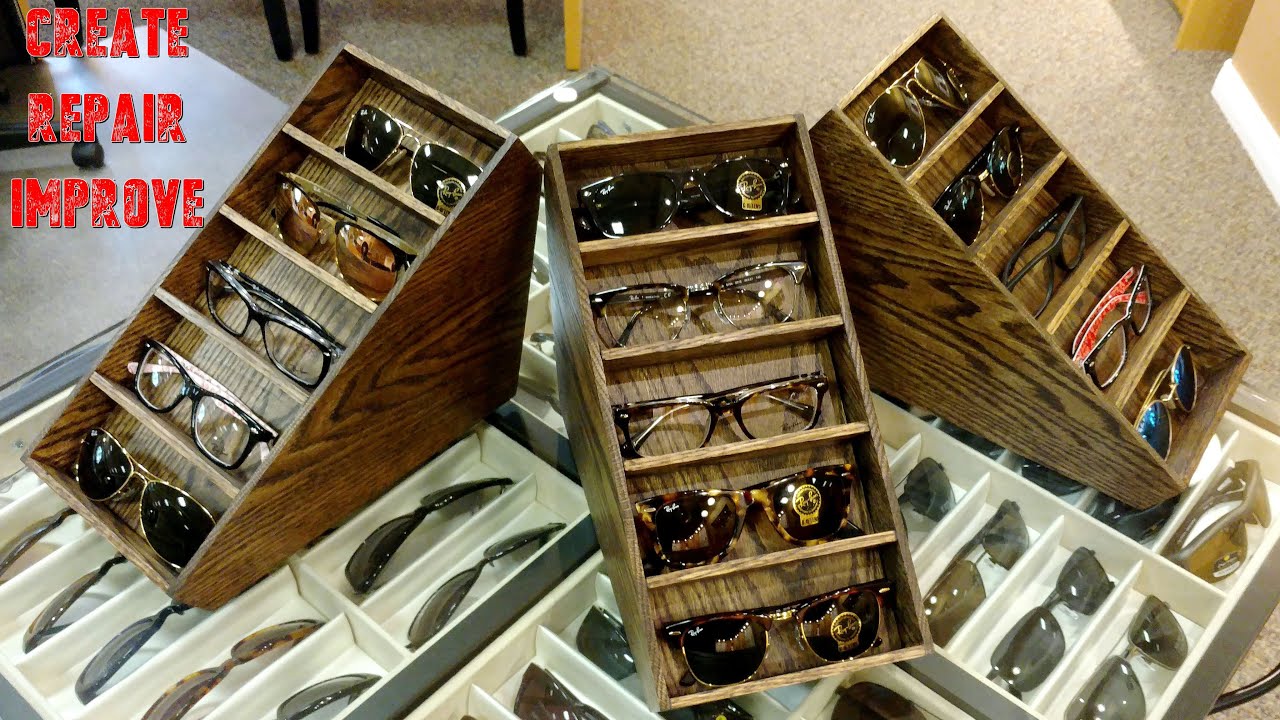 Making Matching Ray Ban Glasses Display Cases