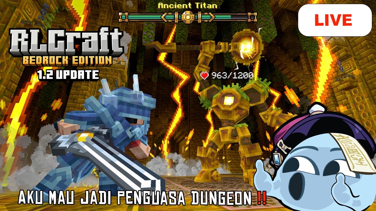 CHILL TEMENIN SAHUR  SAMBIL CARI DUNGEON SAMA NAGA BARU - [MINECRAFT] INDONESIA #48
