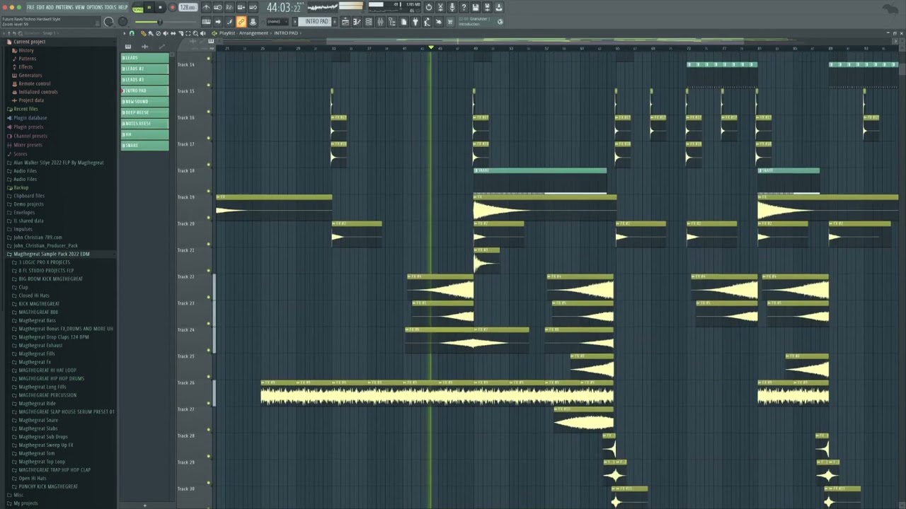 Future Rave/Techno - Hardwell, David Guetta & Morten Style 2022 (FREE FLP)
