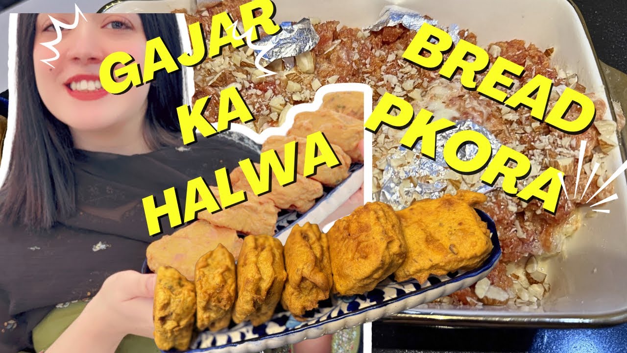 Gajjar ka halwa || very delicious bread pakora recipe ❤️