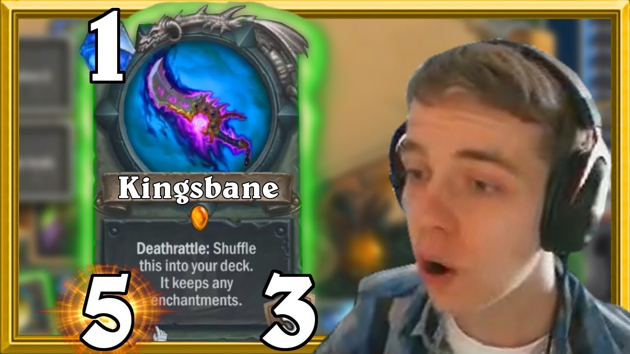 1 Mana 5/3 Infinite Weapon? Kingsbane Rogue Is Insane